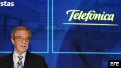 El presidente de Telefónica, César Alierta.