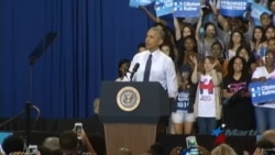 Obama anima a los jóvenes a apoyar a Hillary con su voto