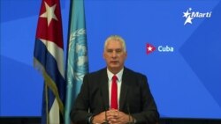 Díaz Canel, arreció sus críticas a EE.UU. en un discurso dirigido a la Asamblea General de la ONU