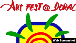 Logo del Festival de Arte del Doral 2014.