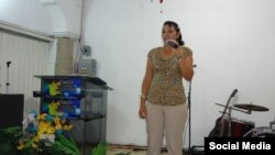 Pastora Maday González, del movimiento cristiano "Mover Apostólico", en Guáimaro, Las Tunas, Cuba. (FACEBOOK).