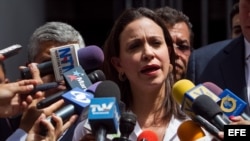 La opositora venezolana María Corina Machado denuncia a chavistas por acusación de magnicidio y golpe de estado