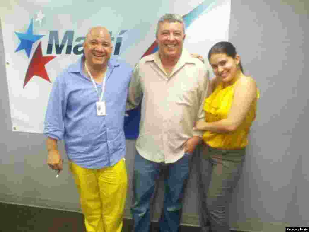 Con el escritor cubano Armando de Armas