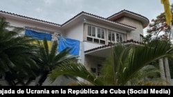 Embajada de Ucrania en La Habana.