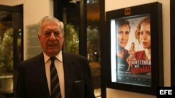 Mario Vargas Llosa, premio Nobel de Literatura 2010, en el debate "La nueva era de la incertidumbre - Para comprender el siglo XXI", en Río de Janeiro (Brasil). 