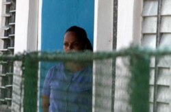 Una reclusa en una cárcel de mujeres en Cuba.