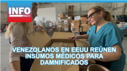 Venezolanos en EEUU reúnen insumos médicos para damnificados
