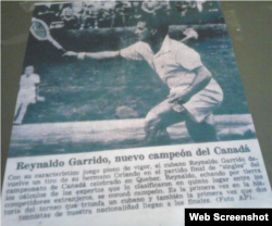 Reynaldo "Rey" Garrido, campeón del Canadian Open 1959.