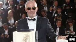 Jacques Audiard, ganador del Palma de Oro en el Festival de Cine de Cannes 2015.