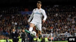Cristiano Ronaldo hizo magia para el Real Madrid en el estadio Santiago Bernabéu. Foto Archivo
