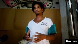 Artista y preso político cubano Luis Manuel Otero Alcántara