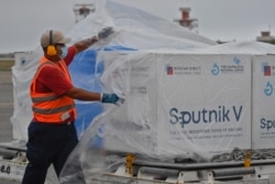 Llegada a Venezuela de una partida de vacunas rusas Sputnik V