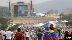 Participantes en el "Venezuela Aid Live" 