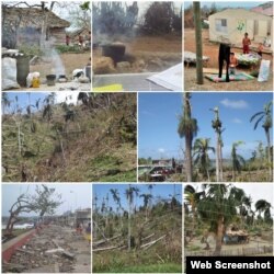Areas rurales tras paso del huracán Matthew por Baracoa