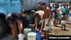 Santiago de Cuba tiene graves problemas de abastecimiento de agua. (Foto Cubanet).