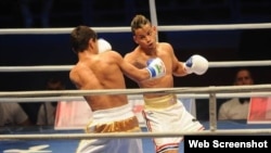Robeisy Ramírez derrotó al subcampeón mundial uzbeko Murodjon Akhmadaliev.Foto:Juventud Rebelde