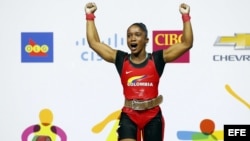 La atleta de Colombia Lina Rivas.