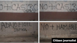 Reporta Cuba. Grafitis en La Habana.
