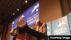Guillermo Fariñas en la Cumbre de Ginebra 2018
