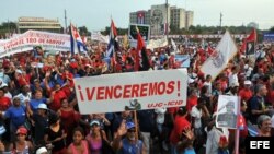 CUBA Desfiles en Cuba 1 de mayo de 2013
