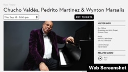 Sitio web oficial de la institución Jazz at Lincoln Center