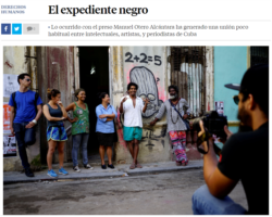 Captura de pantalla del artículo de opinión publicado en el diario español "La Vanguardia".