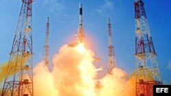 Lanzamiento de satelite indio GSAT-14