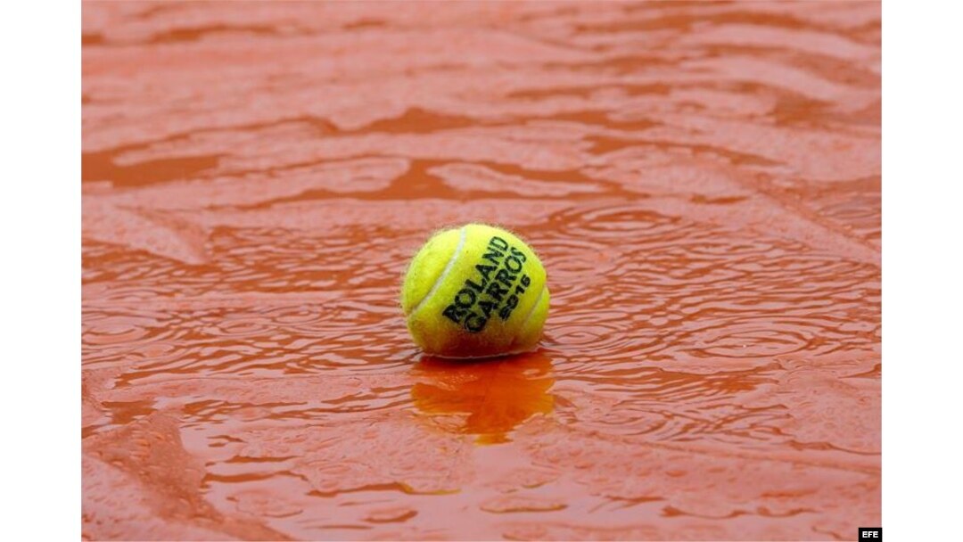 Roland Garros, lluvia.