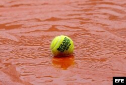 Roland Garros, lluvia.