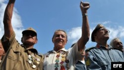 Veteranos combatientes cubanos