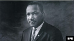 Martin Luther King Jr, pastor y activista estadounidense por los derechos civiles.