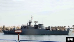 Foto de archivo de un buque de guerra iraní. 