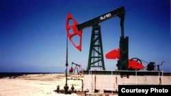 Pozo en Bacuranao, en el litoral norte, entre La Habana y Varadero, donde están las mayores reservas cubanas explotables de petróleo. 