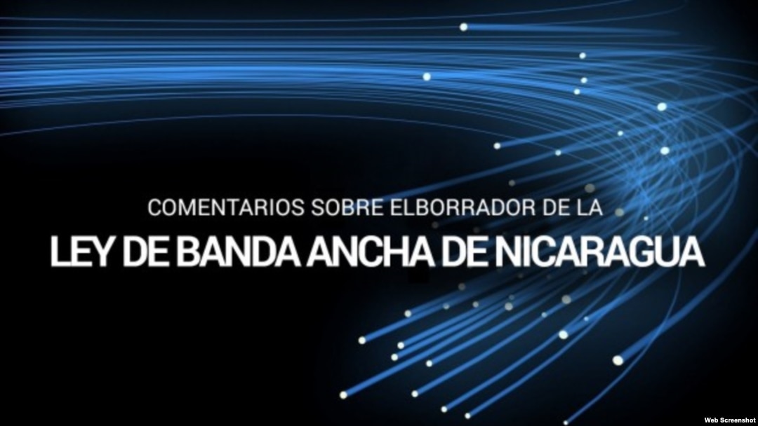 Proyecto Ley Internet Nicaragua.