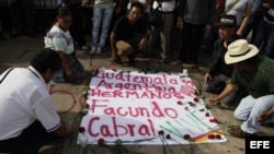 Lugar del atentado contra Cabral en Guatemala