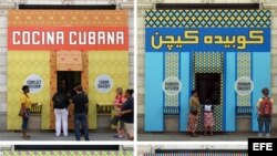 Fotografía cedida hoy, domingo 4 de mayo de 2014, por Conflict Kitchen.