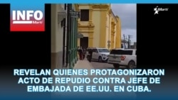 Revelan quienes protagonizaron acto de repudio contra jefe de embajada de EE.UU. en Cuba.
