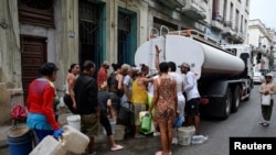 Escasez de combustible y apagones agravan crisis del agua en La Habana. Foto:Reuters