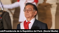 José María Balcázar fue elegido presidente interino de Perú. 