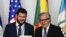 David Smolansky, Comisionado de la OEA y Luis Almagro, Secretario General, en la presentación de informe sobre refugiados venezolanos