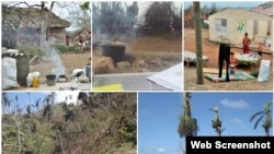 Areas rurales tras paso del huracán en Baracoa.