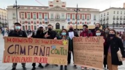 Protesta en Madrid a favor del Movimiento San Isidro