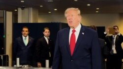 "Ayudaremos a Cuba", respondió el presidente de Estados Unidos, Donald Trump, a periodistas de Martí Noticias