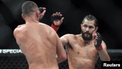 Masvidal vs. Díaz en el Madison Square Garden. (Sarah Stier-USA TODAY Sports)