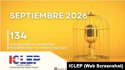 El Instituto Cubano por la Libertad de Expresión y Prensa (ICLEP), documenta las violaciones a la libertad de expresión y prensa en Cuba.