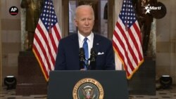 Info Martí | El presidente Biden recuerda los trágicos eventos ocurridos en el capitolio en el 2021