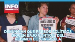 Denuncian que presos políticos siguen bajo control del régimen de Venezuela