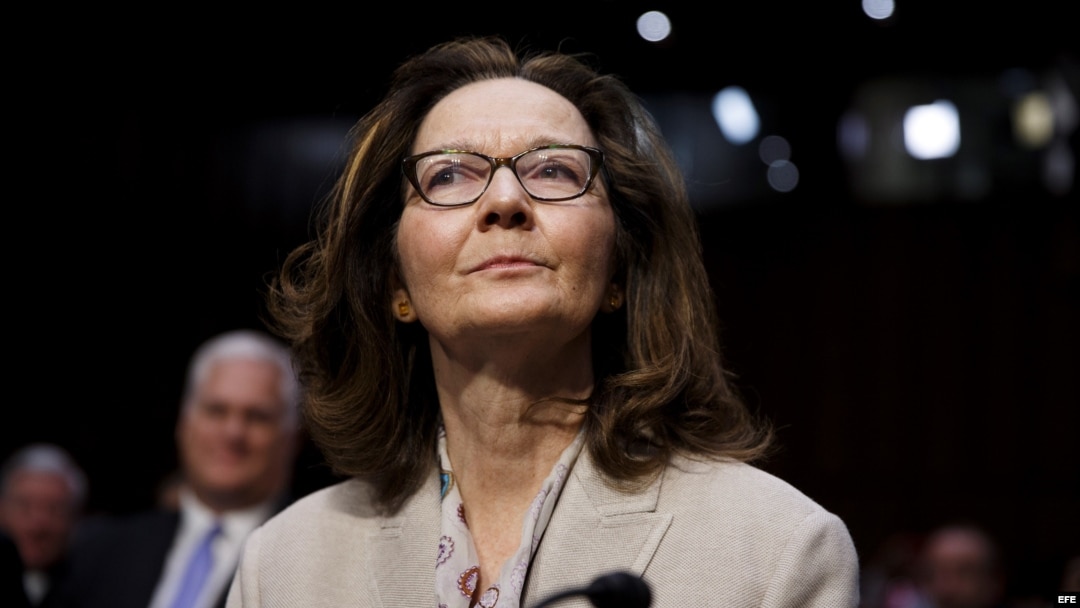 Gina Haspel, testifica ante el Comité de Inteligencia del Senado en Washington D.C. 