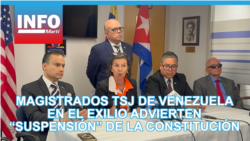Magistrados del Tribunal Supremo de Justicia de Venezuela en el exilio advierten “suspensión” de la Constitución 