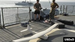 Drones en la Quinta Flota de EE UU. 